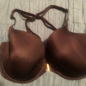 Black racer back bra